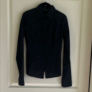 Womens Black Dress Shirt